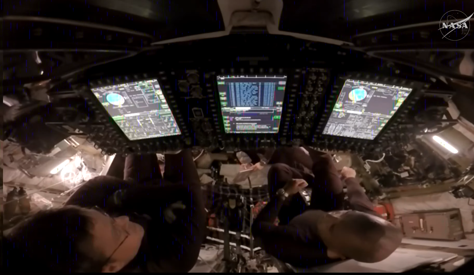 Reid Wiseman and Victor Glover