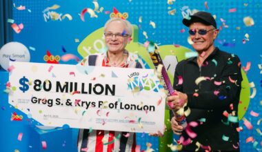 $80M Lotto Max ticket sold in London, Ont., claimed by two friends - CTV News