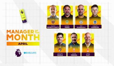 Choose your Barclays Manager of the Month