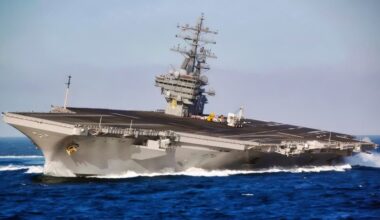 Navy Aircraft Carrier on Patrol