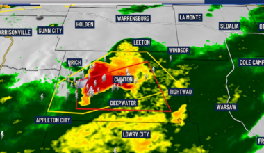 Storms moving out of the region on your Wednesday evening