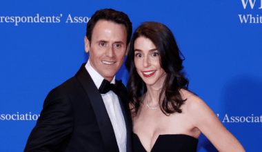 Oz Pearlman and Elisa Rosen attend the 2026 White House Correspondents' Dinner.