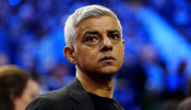 Bag of guns left outside London Mayor Sadiq Khan's home