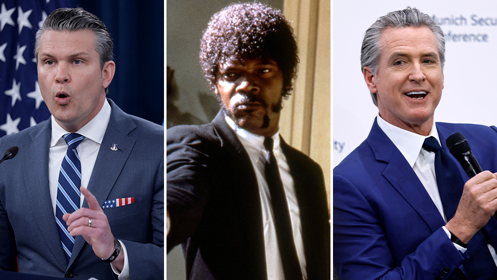 Pete Hegseth Mocked By Gavin Newsom Over Pulp Fiction Prayer Fiasco