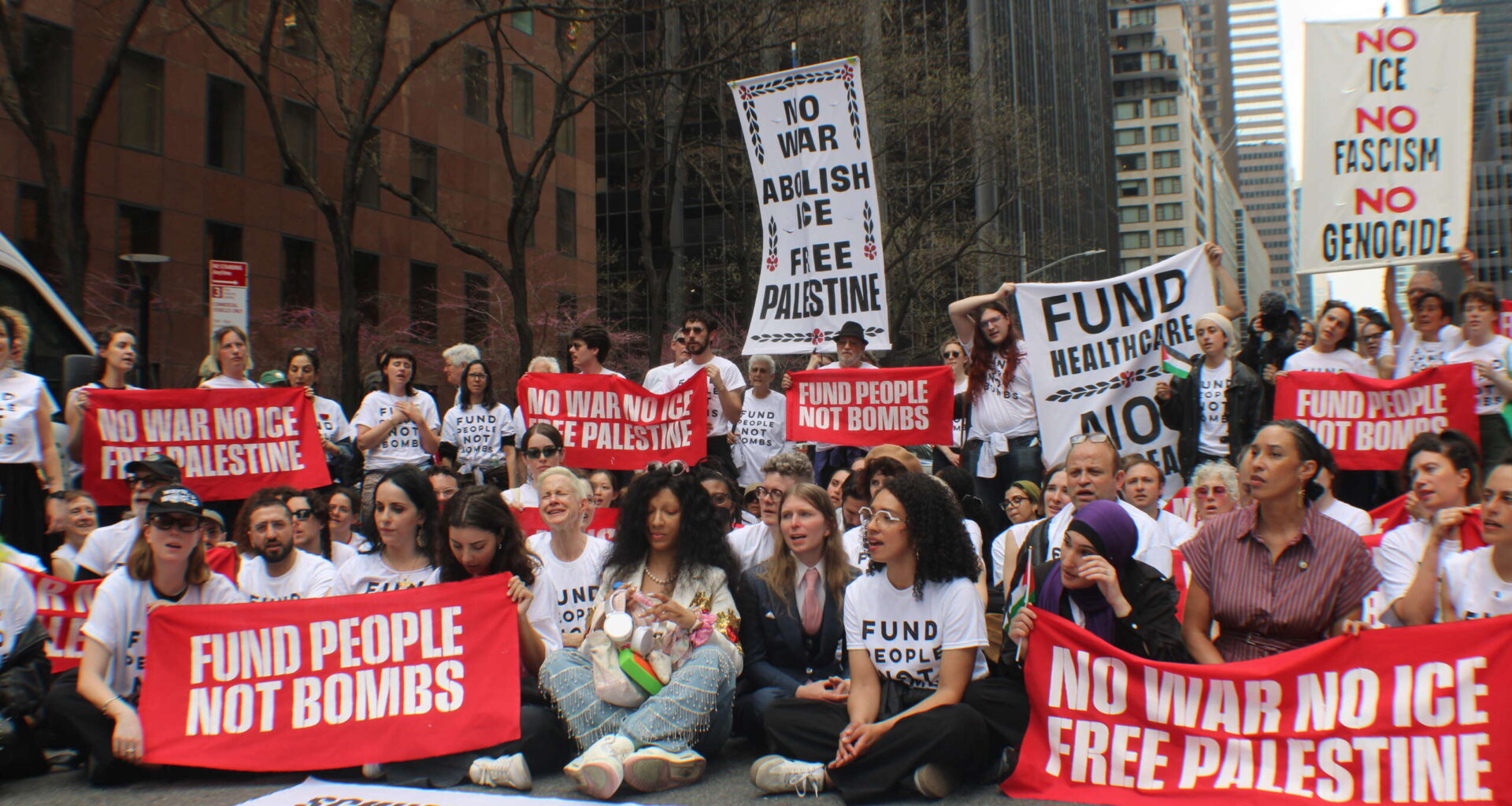 Mass Action Targets Schumer and Gillibrand Ahead of Senate Vote on Israel Aid