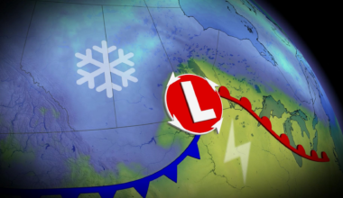 Wild spring ride on the Prairies with 30-50 cm of snow and thunderstorms
