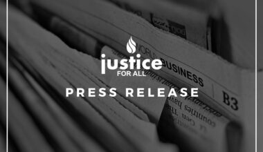 Justice For All Condemns Israel’s Passage of Death Penalty Law for Palestinian Prisoners as a Flagrant Violation of International Law