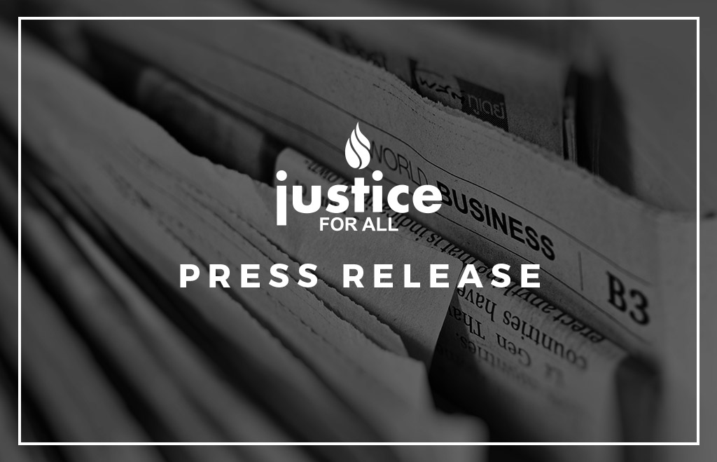 Justice For All Condemns Israel’s Passage of Death Penalty Law for Palestinian Prisoners as a Flagrant Violation of International Law