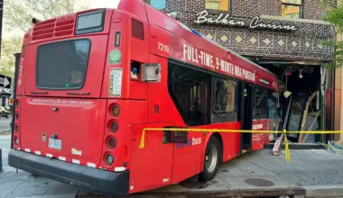 Metrobus slams into D.C. restaurant, injuring 3 people - The Washington Post