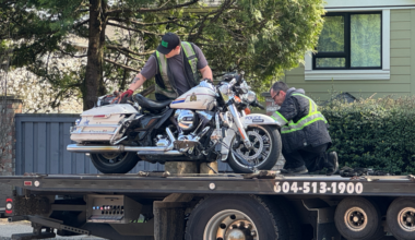 RCMP officer seriously injured after crash during training exercise in Surrey