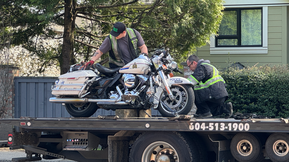 RCMP officer seriously injured after crash during training exercise in Surrey