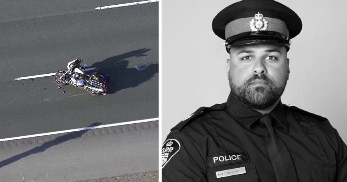 ‘It just breaks my heart:’ OPP officer killed in on-duty crash on Hwy. 401 identified as condolences pour in - CTV News