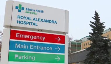 New ‘one bag, one visitor’ policy at Royal Alexandra Hospital E.R. after stabbing