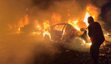 Iran hits tanker off coast of Qatar, Kuwait airport and Israel kills 5 in Beirut attack