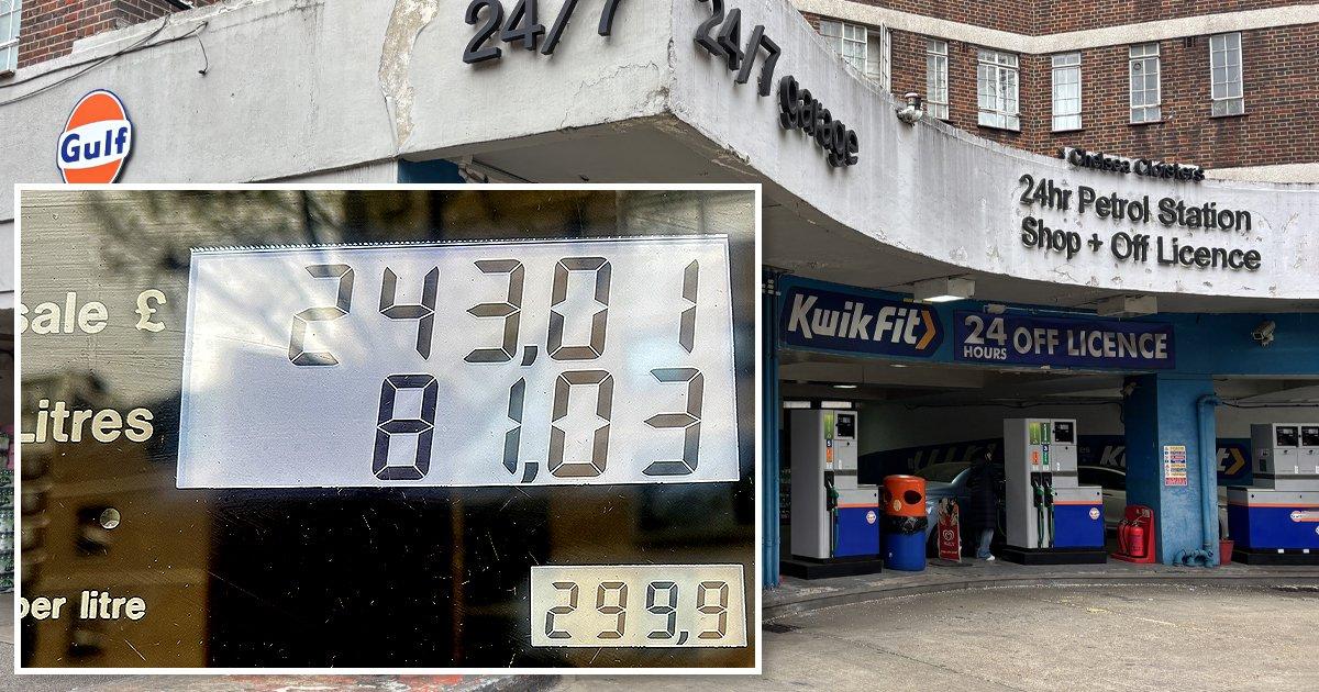 UK's 'most expensive' petrol pump where a tank costs £240 | News UK