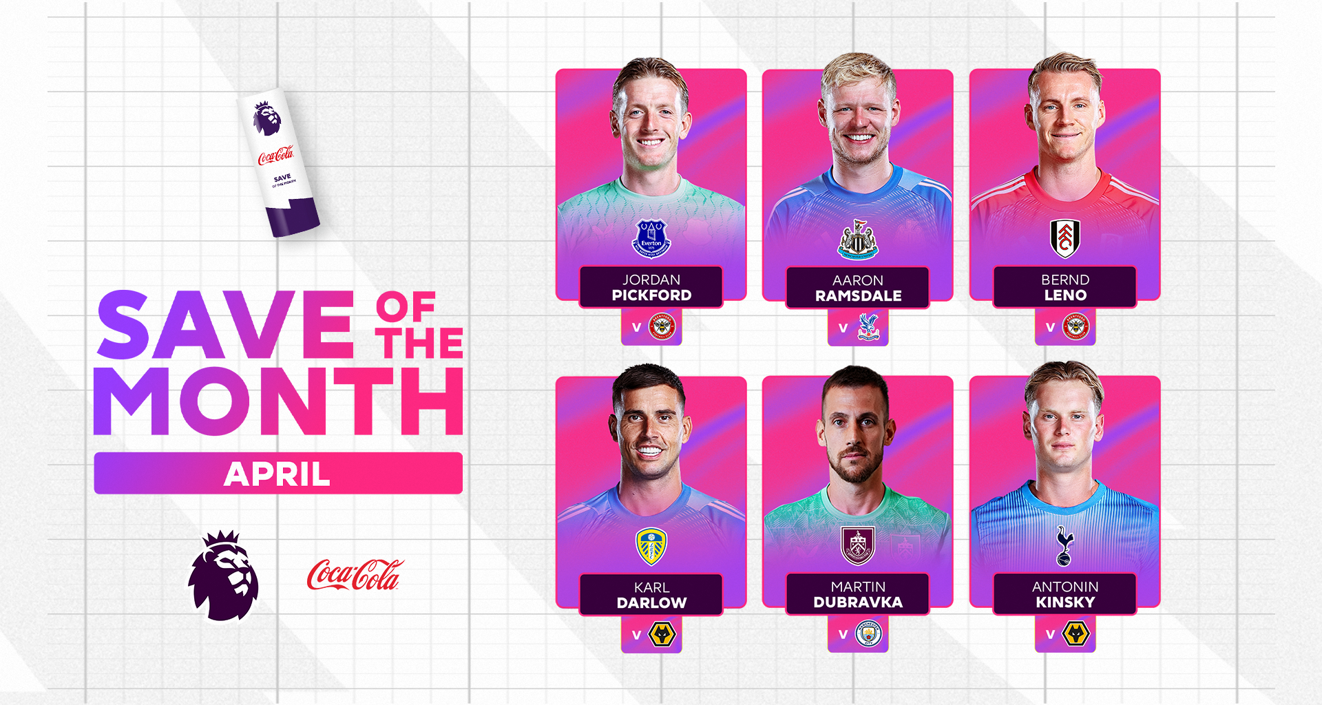 Choose your Coca-Cola Save of the Month