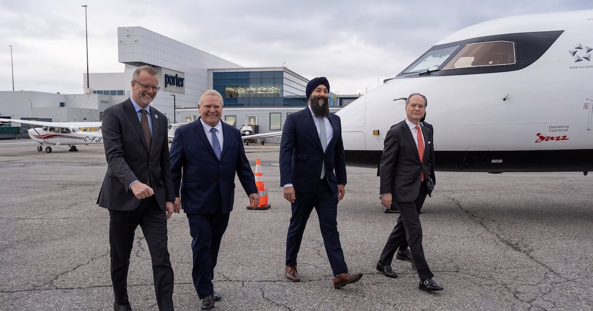 Ontario tables bill to allow provincial takeover of Toronto island airport