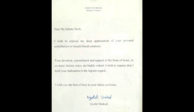 The Blogs: Recognition Fuels Israel Advocacy | Sabine Sterk
