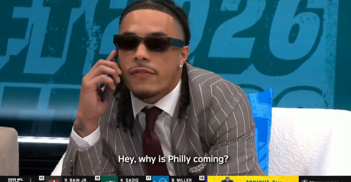 Eagles stole Steelers pick in the NFL Draft, and the live video makes it even more embarrassing