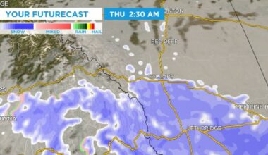Calgary weather: Portions of southern Alberta expecting up to 30 cm of snow by Thursday night - CTV News