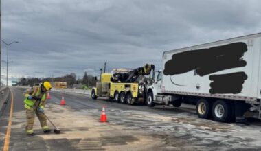 WB Hwy. 401 reopens in Oshawa after collision results in diesel spill, lengthy closure - CTV News