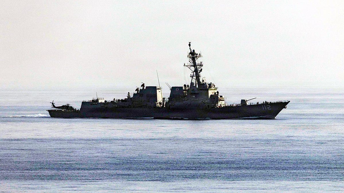 US destroyer sailing in Middle East