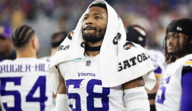 Vikings trading Pro Bowl edge rusher Jonathan Greenard to Eagles