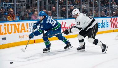 Kings do not cruise to victory over Canucks on fan appreciation night