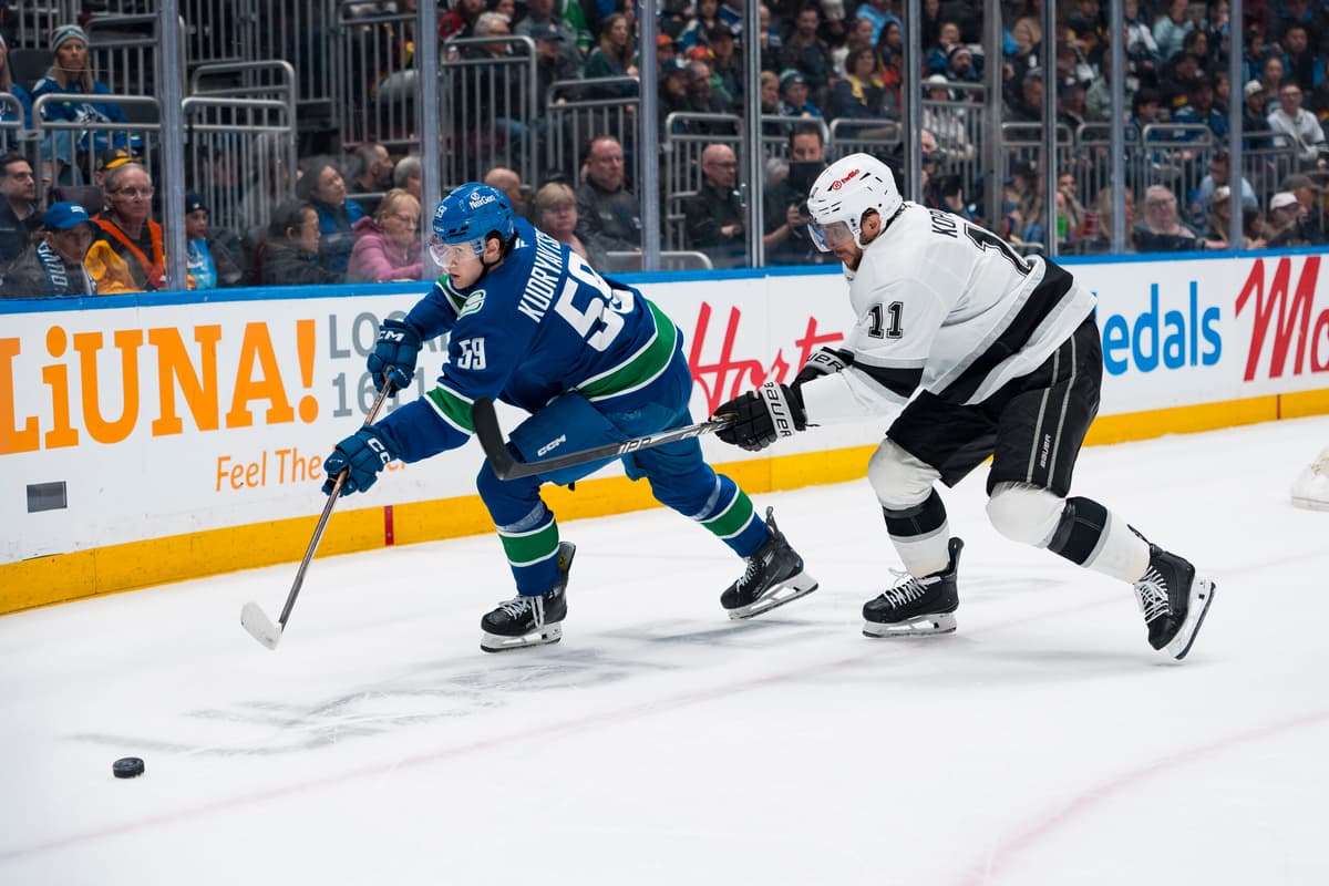 Kings do not cruise to victory over Canucks on fan appreciation night