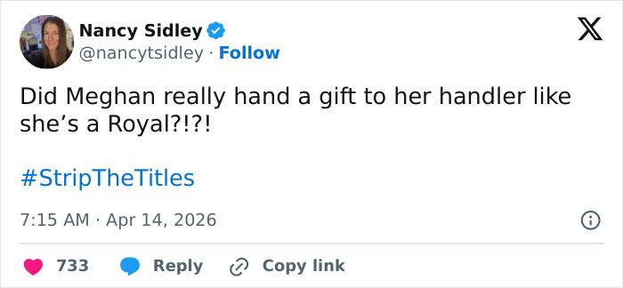 "Why Is This Being Allowed?" Meghan Markle's Behavior On Australian Tour Sparks Backlash