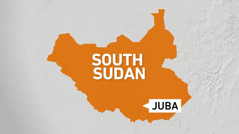 Map of Juba, South Sudan
