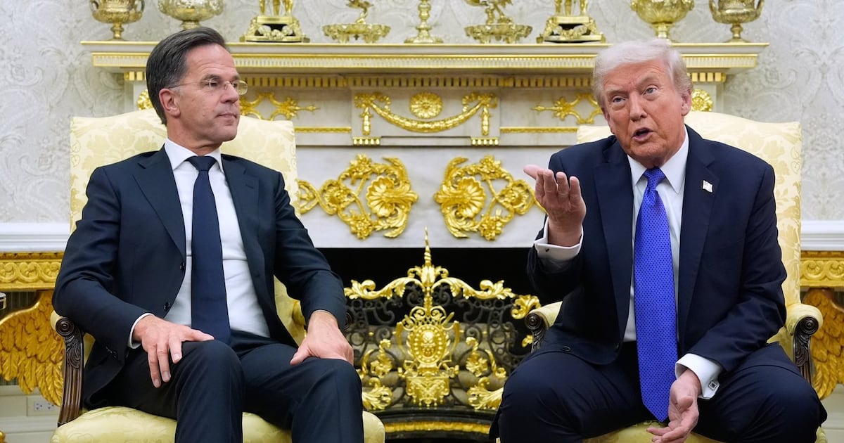 Trump meets NATO leader Rutte