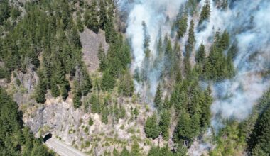 Wildfire burning near Trans-Canada Highway in B.C. grows to 40 hectares - CTV News