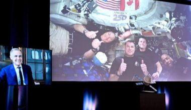 Carney praises Hansen, calls hearing French from space a point of pride