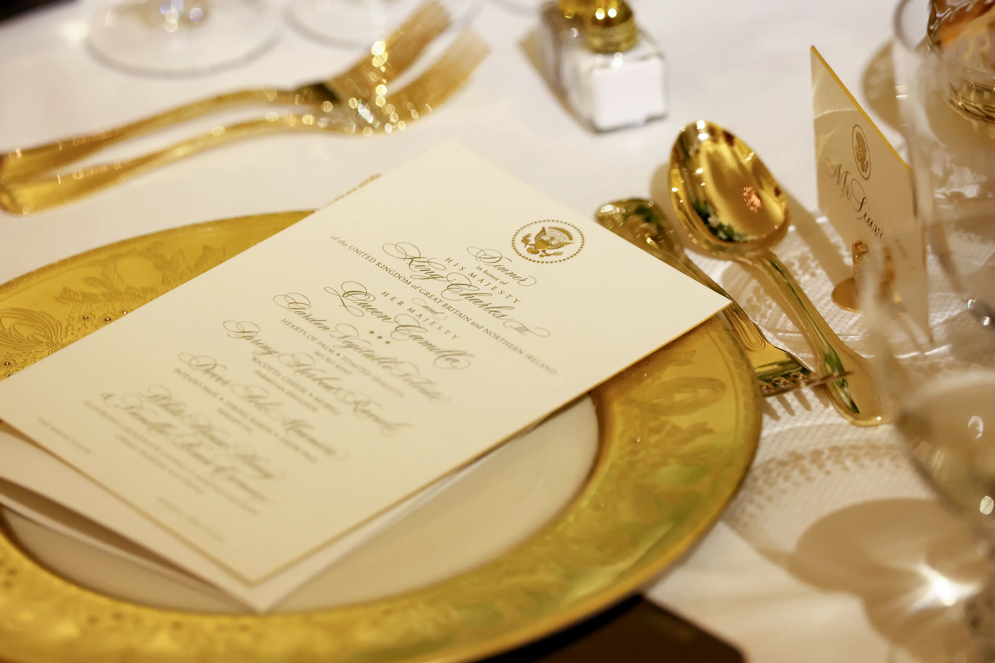 A menu fit for a King? (Chris Jackson/Getty Images)