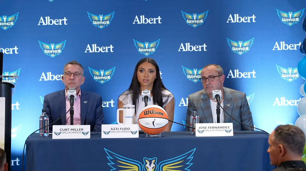 Wings PR nixes question for Azzi Fudd about relationship with Paige Bueckers