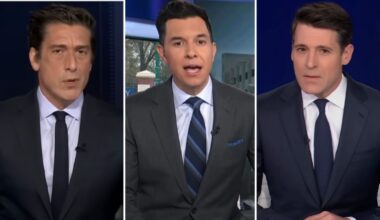 David Muir, Tom Llamas, Tony Dokoupil