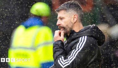 Aberdeen manager Stephen Robinson