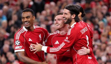 'Legend!' - Liverpool teammates' messages to Andy Robertson