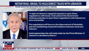 Israel's Netanyahu authorizes talks with Lebanon