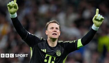 Manuel Neuer made his 136th Champions League appearance for Bayern Munich against Real Madrid