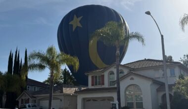 A Hot-Air Balloon Landed in a California Backyard. The Owner Says It's a 'Very Rare' Event