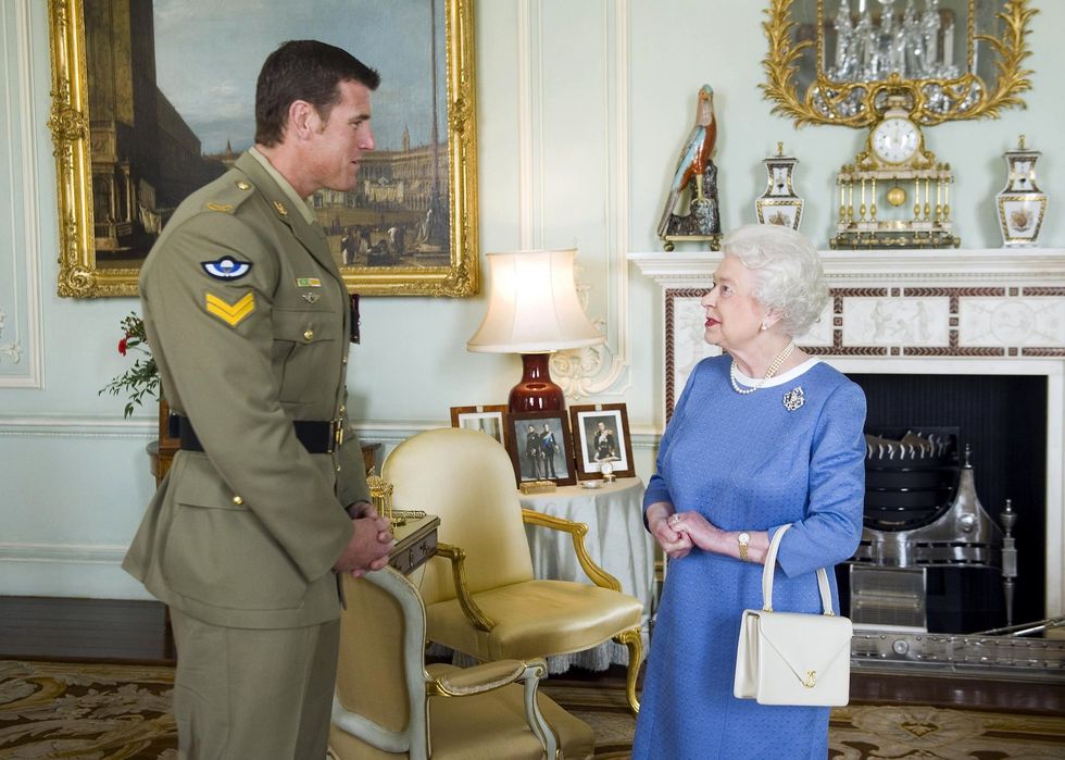 Ben Roberts-Smith and Queen Elizabeth II