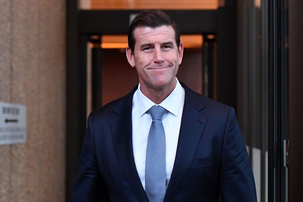Ben Roberts-Smith leaves the Federal Court of Australia in Sydney in 2021