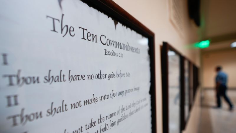 Texas can require public schools to display the Ten Commandments in classrooms, US appeals court rules
