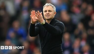 Paul Rowley claps supporters