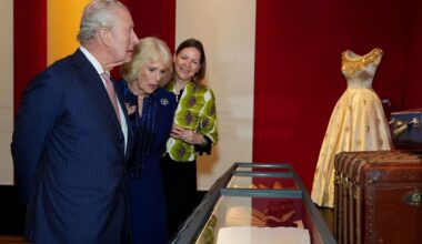 Charles sees late Queen’s quirky outfits at Buckingham Palace exhibition - London Evening Standard