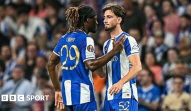 Martim Fernandes is consoled by Terem Moffi