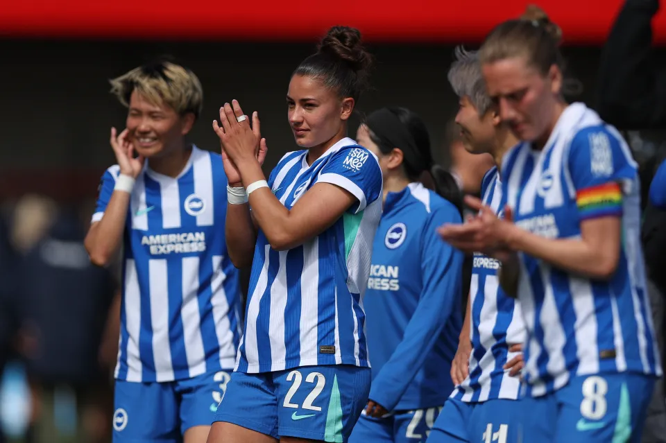 Brighton are currently sixth in the WSL table