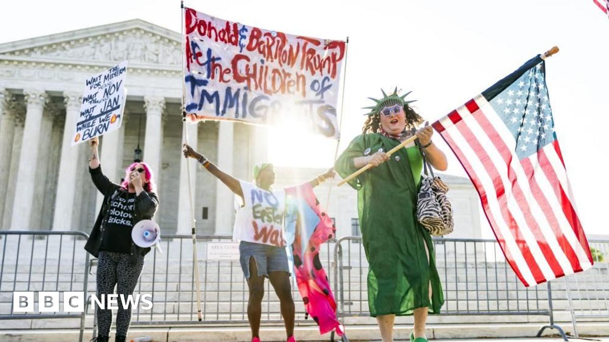 Trump at Supreme Court as justices hear arguments over US birthright citizenship: follow live